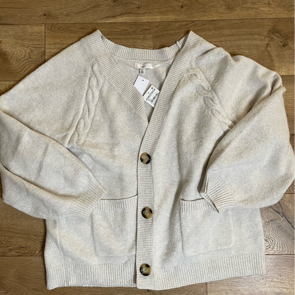 BP Relaxed Fit Cardigan - Beige Oatmeal Light Size XL brand new - Picture 15 of 16